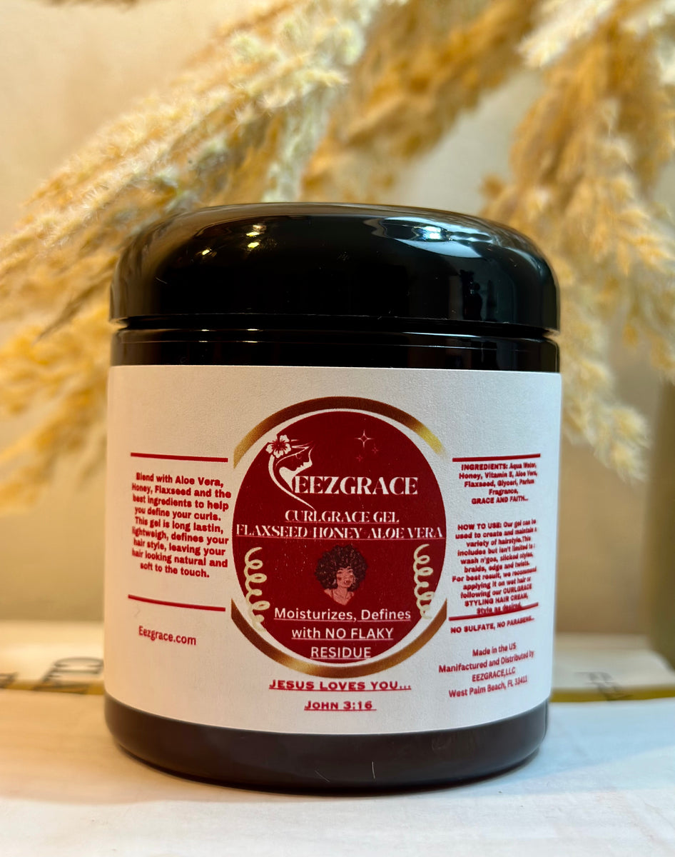 (NEW) GEL FLAXSEED & HONEY &ALOE VERA FOR YOUR CURLS Eezgrace