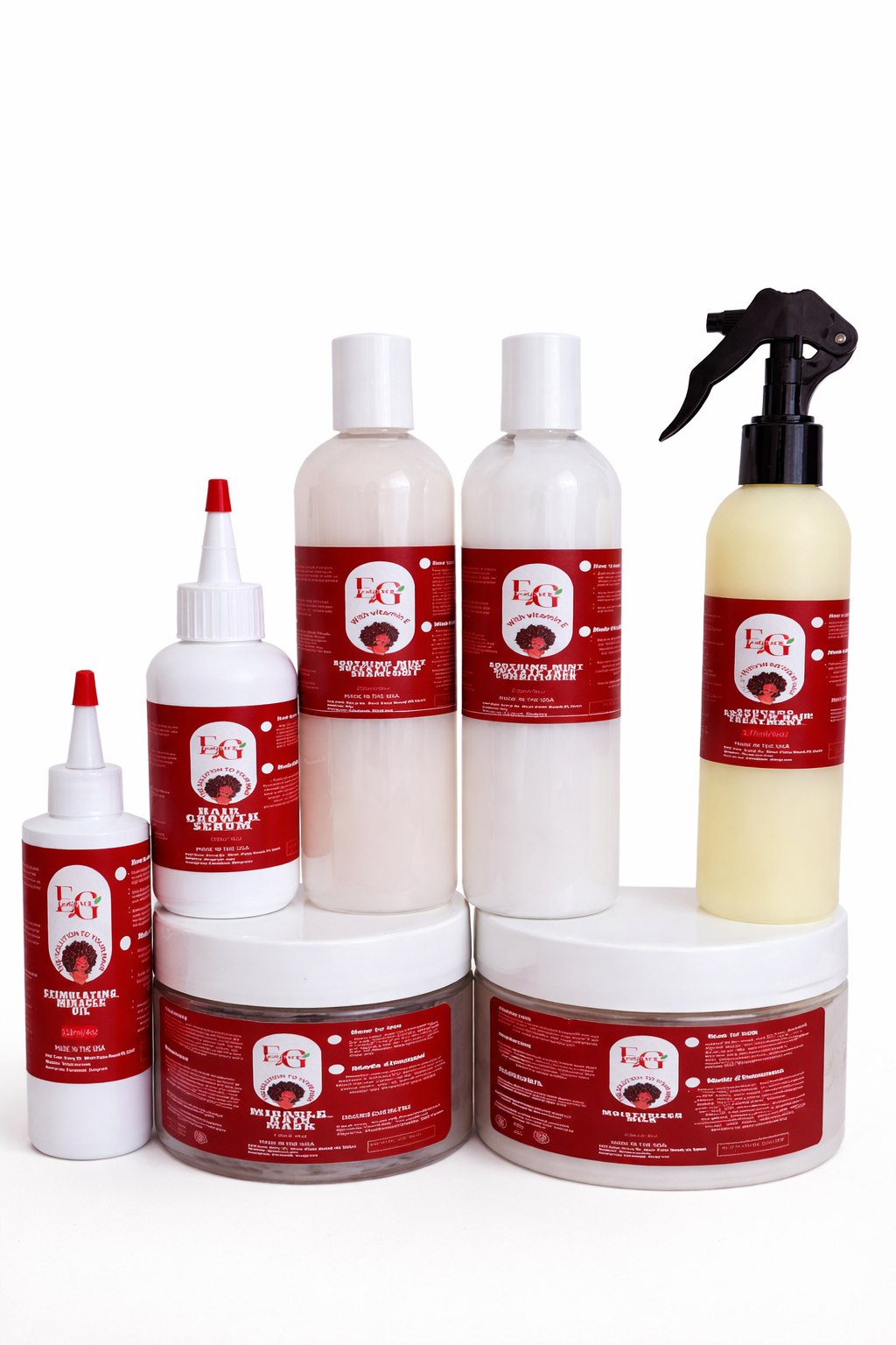 COLLECTION BUNDLE WITH MASK, MOISTURIZER 8oz or 16oz – Eezgrace